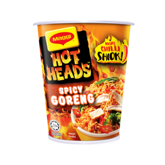 Maggi Hot Heads Spicy Goreng Cup 64g