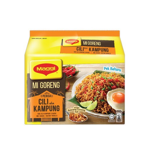 Maggi Mi Goreng Cili Kampung 5x78g