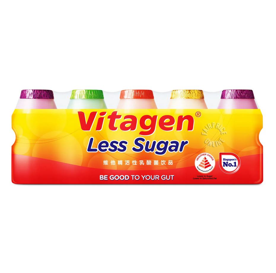 Vitagen Cultured Milk – Less Sugar (Assorted)