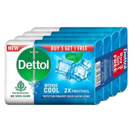 Dettol Bar Soap – Cool 100g 3+1