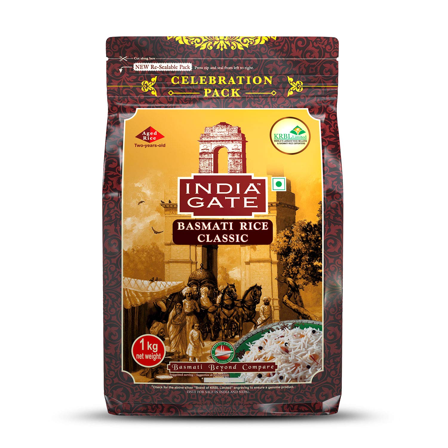 India Gate – Classic Basmati Rice 1kg