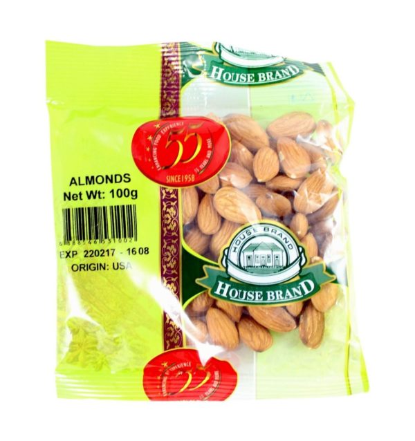 House Brand Almonds 100g Tekka Bazzar