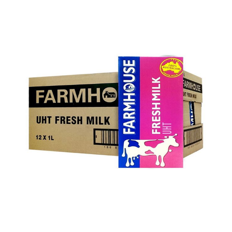 Farmhouse UHT Milk – Fresh 12x1L CTN