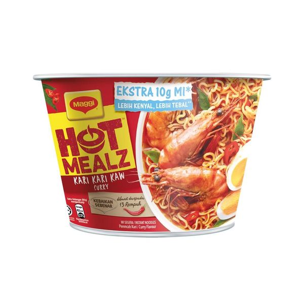 Maggi Hot Mealz Instant Bowl Noodles – Kari Kari Kaw