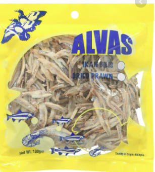 Alvas Ikan Bilis 100g