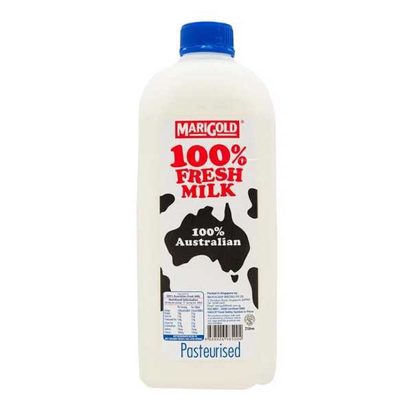 Marigold 100% Fresh Bottle Milk 2L