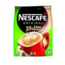 Nescafe 3 in 1 Instant Coffee – Original (Less Sugar) 35x15g