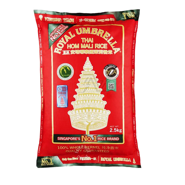 Royal Umbrella Thai Hom Mali Rice 2.5kg