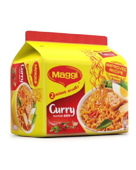 Maggi 2-Minute Instant Noodles – Curry 5x79g