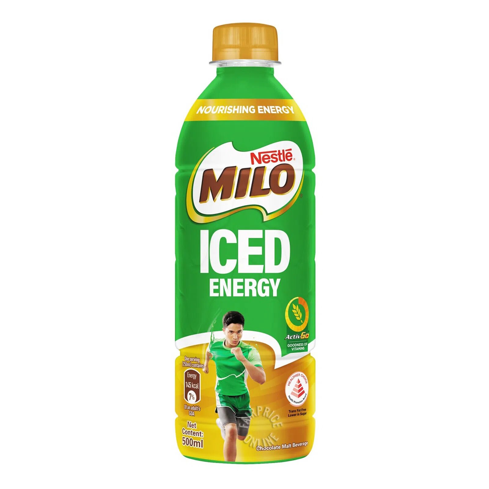 MILO Iced Energy Chocolate Malt Bottle Drink 500ml