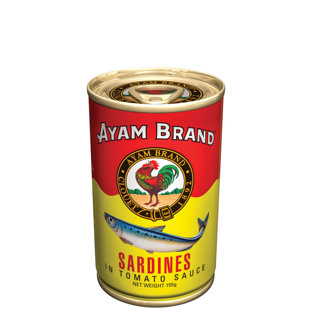 Ayam Brand Sardines In Tomato Sauce 155g