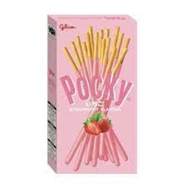Glico Pocky Strawberry Biscuit Sticks 45g