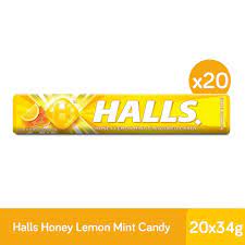 Halls Candy Honey Lemon Mint 34g