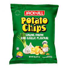 Jack ‘n Jill Potato Chips – Spring Onion 70g