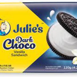 Julie’s Dark Choco Vanilla Sandwich   1