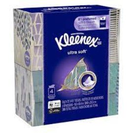 Kleenex Ultra Soft Pocket Tissues – Floral (3ply) 8×4