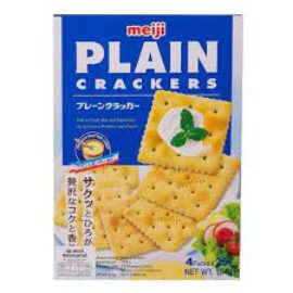 Meiji Plain Crackers – Original  4 x 26g