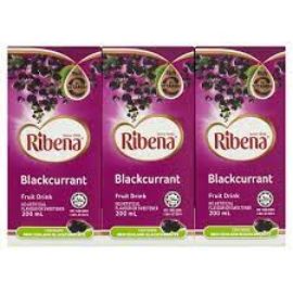Ribena Blackcurrant Fruit Packet Drink – Regular 6 x 200ml