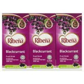 Ribena Blackcurrant Fruit Packet Drink – Regular 6 x 200ml