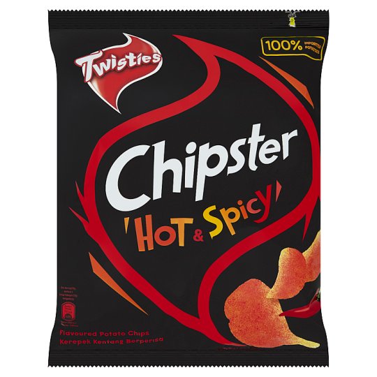 Twisties Chipster Potato Chips - Hot&Spicy 60g | - Tekka Bazzar