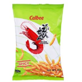 Calbee Prawn Crackers – Spicy 90g