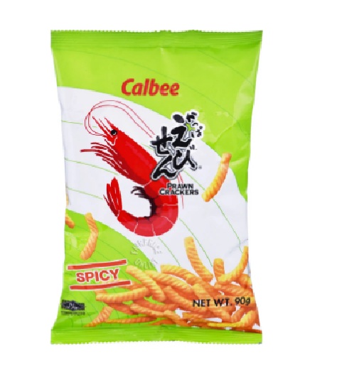 Calbee Prawn Crackers – Spicy 90g