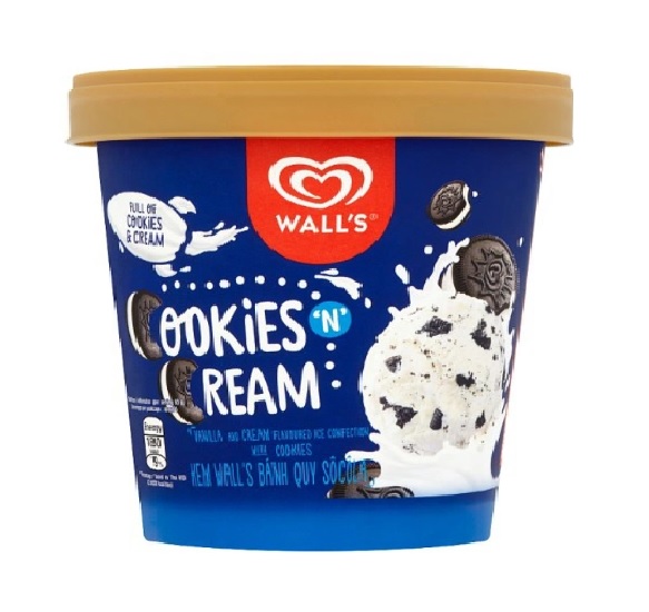 Walls Selection Cookies & Cream -750ml