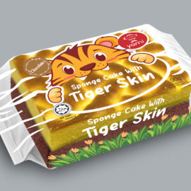 Tiger sponge cake chocolate