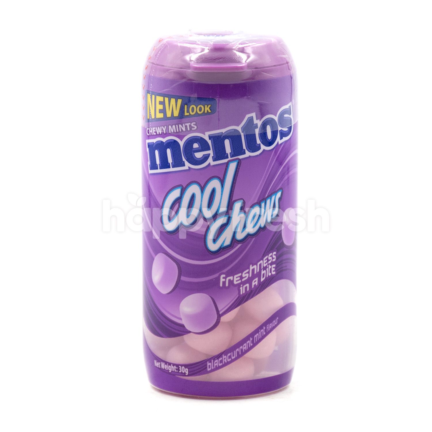 Mentos Cool Chews Blackcurrant Bottle 30g