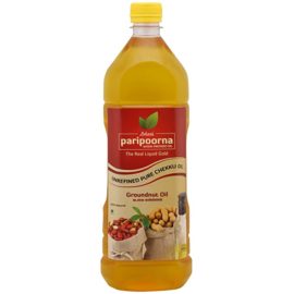 Paripoorna Chekku Wood/Cold Pressed Groundnut Oil 1L