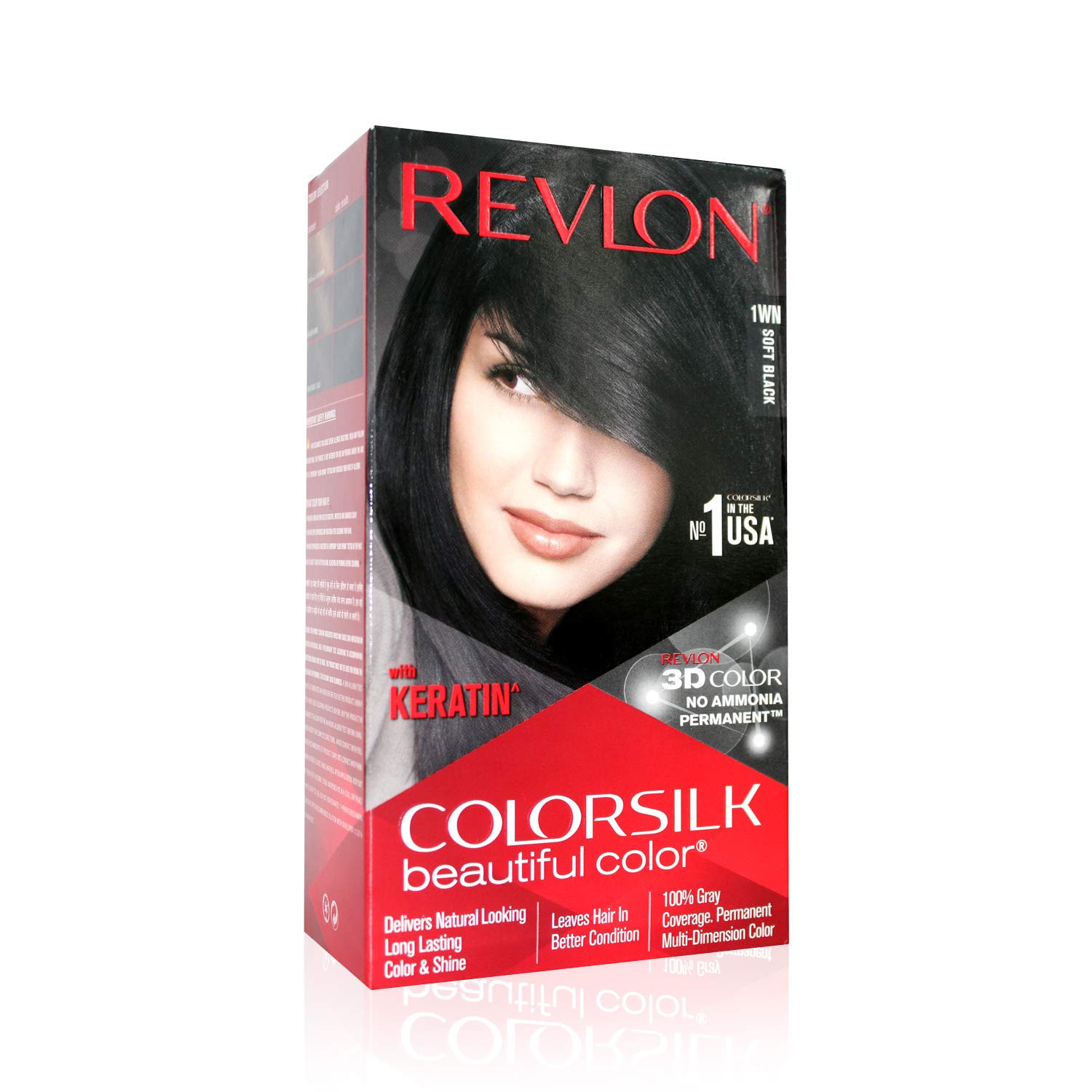 Revlon Colorsilk 3D Hair Color Hair Dye – 10 Black