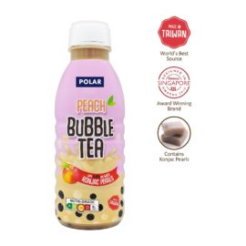 Polar Peach Bubble Milk Tea 500ml