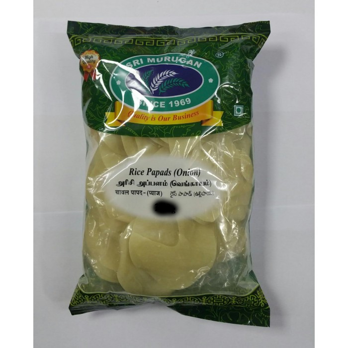 Sri Murugan Rice Papad Onion 100g