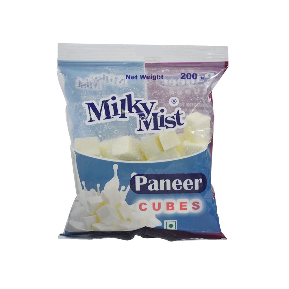 Milky mist Paneer Cubes 200g