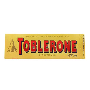 Toblerone Swiss Milk Chocolate with Honey and Almond Nougat 100g