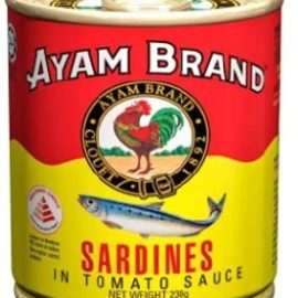 Ayam Brand Sardines In Tomato Sauce -230g