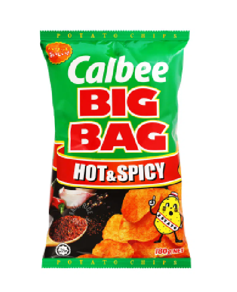 Calbee Big Bag Hot & Spicy – 180g