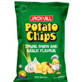 Jack & Jill Potato Chips Spring Onion & Garlic Flavour 150g