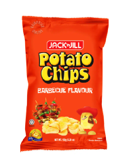 Jack & Jill Potato Chips BBQ Flavour – 150 g