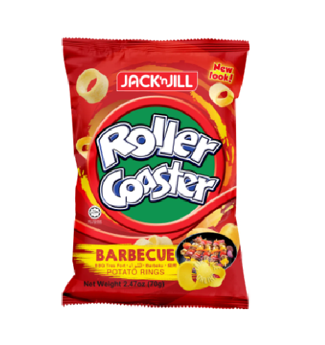 Jack & Jill Roller Coaster potato Rings BBQ Flavour – 70g