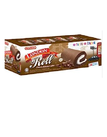 London Roll Choco Flavour Cake – 16g*20 pieces