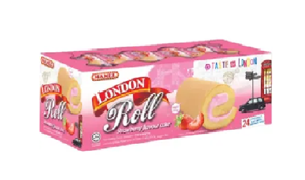 London Roll Strawberry Cake – 16g*20 pieces
