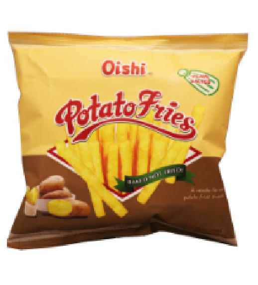 Oishi Potato Fries Plain Salted – 50g