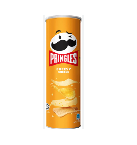 Pringles Cheesy Cheese Potato Crisps – 134g