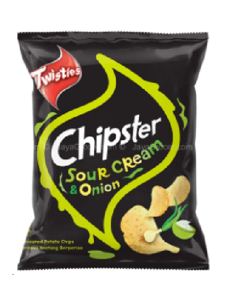 Twisties Chipster Sour Cream & Onion – 60g