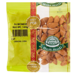 House Brand Almonds – 100g