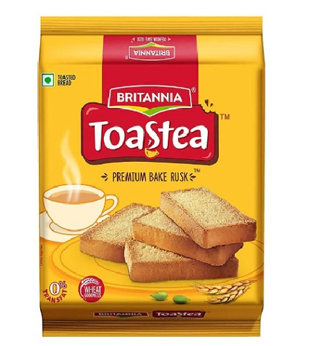 Britannia Toastea Wheat Rusk (Suji Toast) -335g