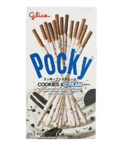 Glicq Pocky Cookies & Cream Flavour – 40g