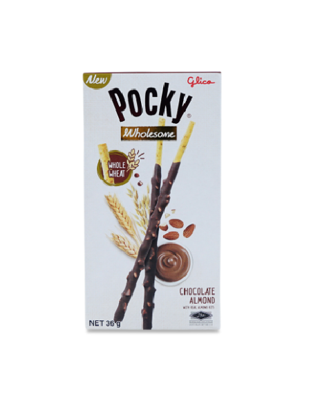 Glicq Pocky Wheat Chocolate Almond – 36g