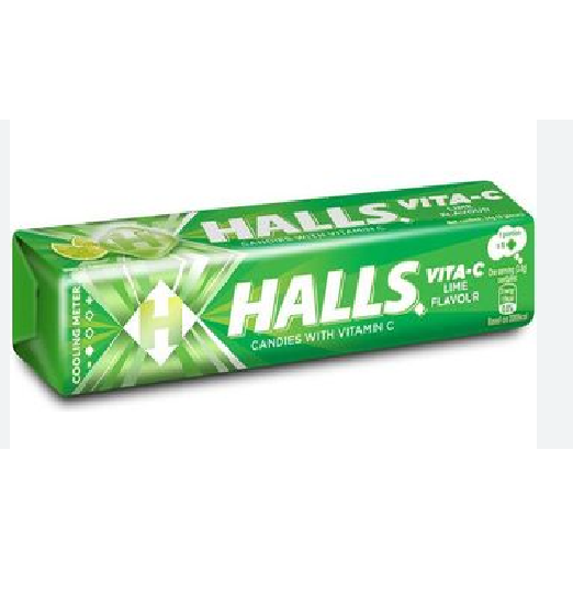 Halls Lime Flavour Vita-c – 34g